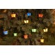 Vánoční Lucerničky LED retro osvětlení, řetěz, 10ks barevných lucerniček