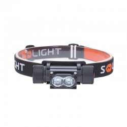 Solight WN41 LED čelová nabíjecí svítilna, 650lm, Li-Ion