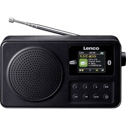 Lenco PDR-033BK - rádio DAB+/FM