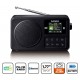 Lenco PDR-033BK - rádio DAB+/FM