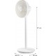 DOMO DO8156 stojanový ventilátor 2v1- bílý