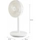 DOMO DO8156 stojanový ventilátor 2v1- bílý