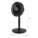 DOMO DO8157 stojanový ventilátor 2v1- černý