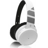 ALIGATOR AH02WT, Bluetooth sluchátka, FM, SD karta, bílá