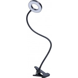Solight WO66-B 1xLED 8W stmívatelná stolní lampička s klipem