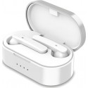 ALIGATOR TWS03WT PODS, bílá Bluetooth sluchátka