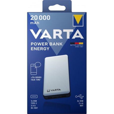 VARTA 57978 Power Bank ENERGY 20000mA záložní zdroj energie