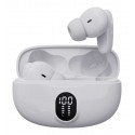 Denver TWE-57 bílá bezdrátová Bluetooth sluchátka